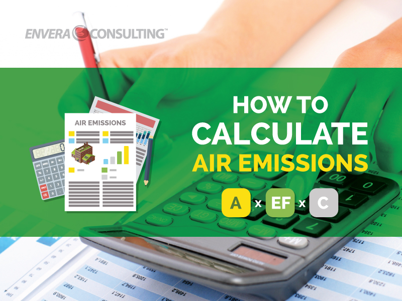 The formula for calculating air emissions
