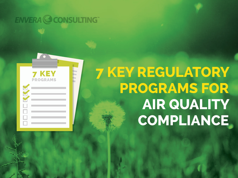 7 Key Regulatory Programs for Air Quality Compliance
