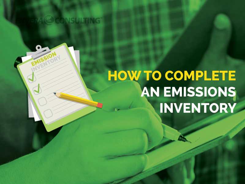 How to Complete an Emissions Inventory
