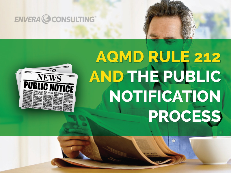 SCAQMD Rule 212 and the Public Notification Process