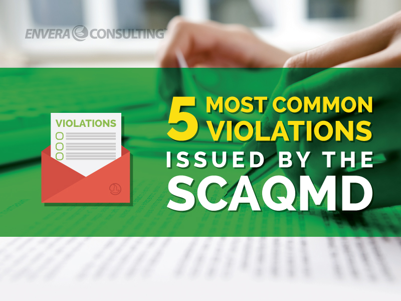 SCAQMD: 5 Most Common Violations