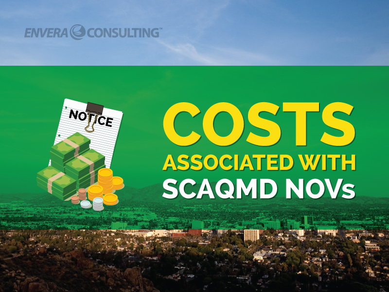 SCAQMD Costs for Notices of Violation